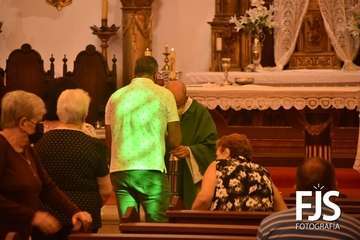 El párroco Eugenio Peñate Suárez se despide de sus feligreses de Tara y San Roque/Francisco Javier Santana y TA.